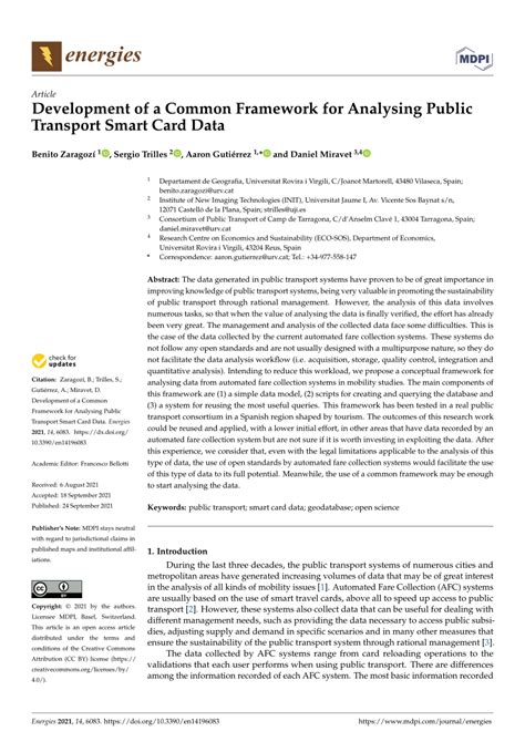 literature review of smart card|Development of a Common Framework for Analysing Public .